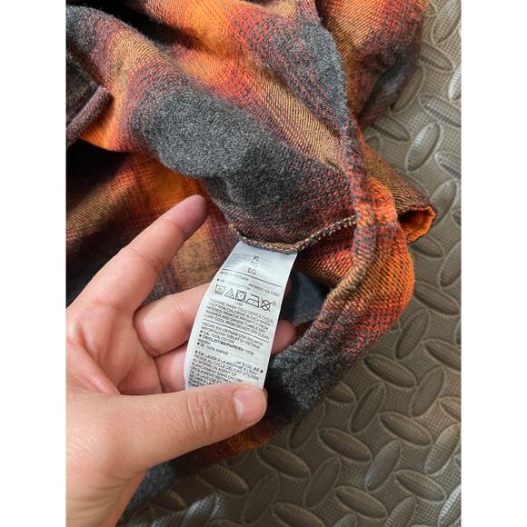 Old Navy Womens XL Boyfriend Shirt Flannel Evermore Taylor Swift Style Plaid - Picture 5 of 8